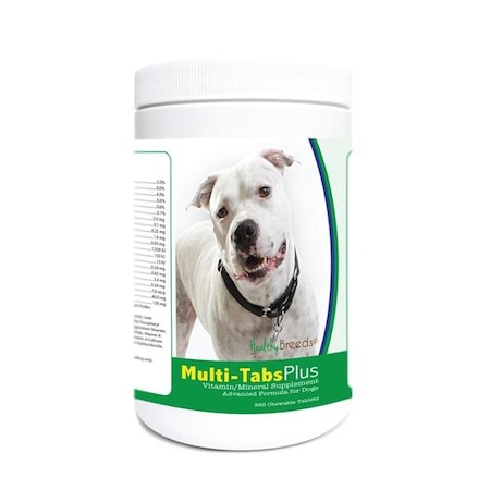 Healthy Breeds 840235180456 Pit Bull Multi-Tabs Plus Chewable Tablets - 365 Count